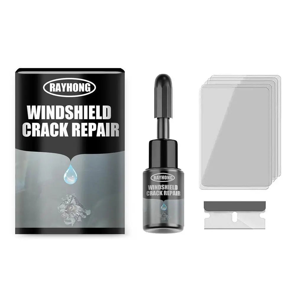 Car Window Windshield Crack Repair tool Fluid DIY Repair Resin Glass Curing Glue Auto Windscreen Scratch Crack Restore Fluid Peaceful Pleasures Health and Wellness