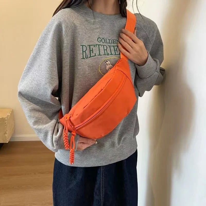 Waterproof Chest Pack Large Crossbody Sling Bag | Unisex Travel Crossbody Chest Pack Peaceful Pleasures Health and Wellness