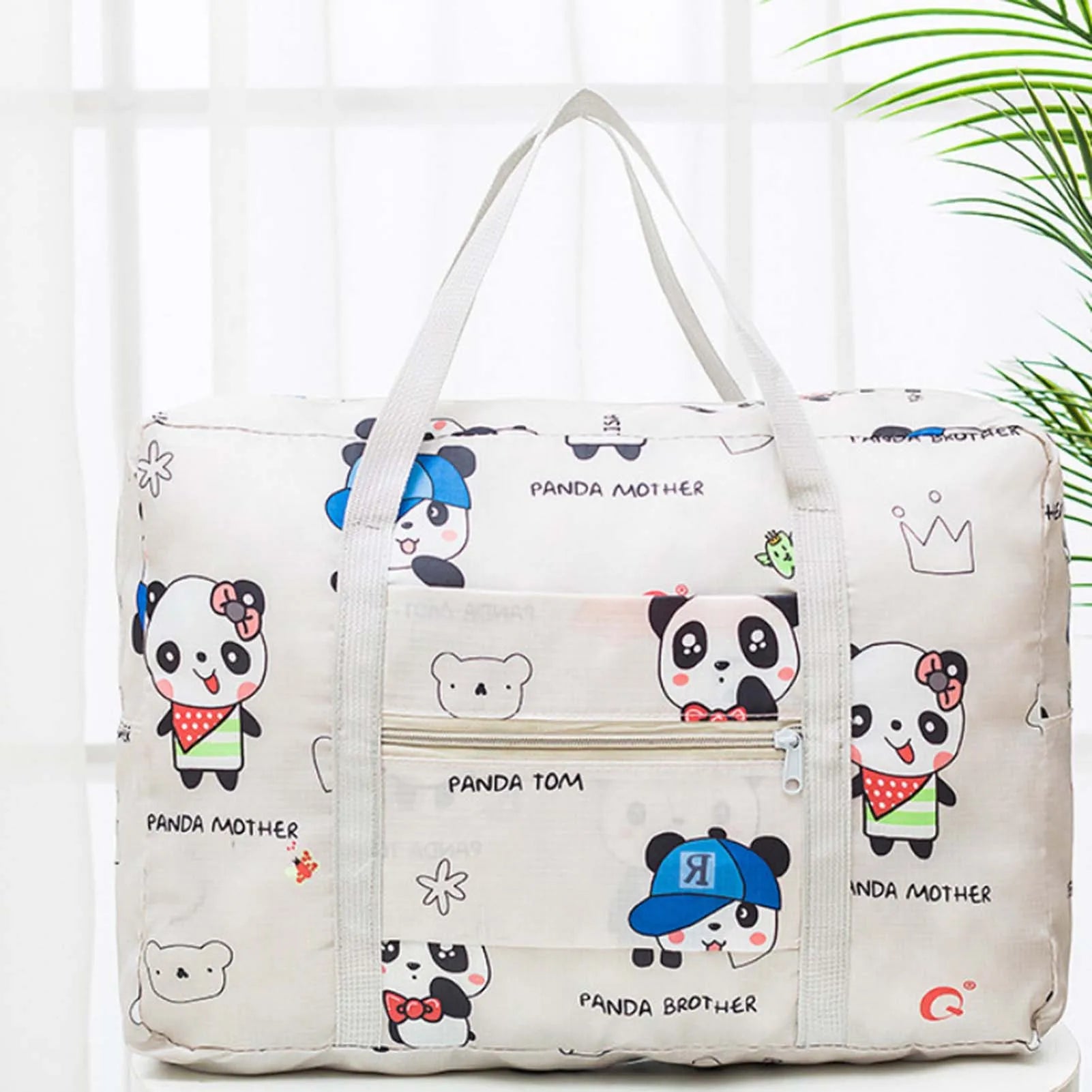 Foldable Waterproof Travel Duffle Bag Floral Print Carry On Luggage Weekender Overnight Bag for Women Men Under Seat Storage Peaceful Pleasures Health and Wellness