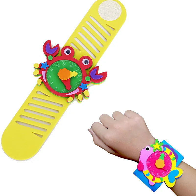 Children's Creative DIY EVA Watch Material Kits Kindergarten Early