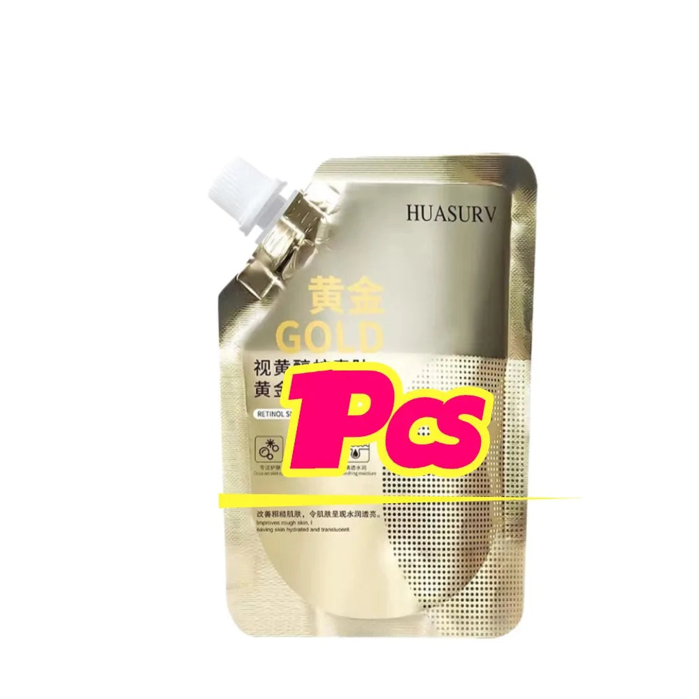 Gold Retinol Snake Venom Peel Off Mask for Deep Cleansing Peaceful Pleasures Health and Wellness 1PCS 100g