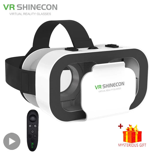 Shinecon 3D VR Headset Goggles for iOS & Android Phones VR Headset Goggles Oasis Select