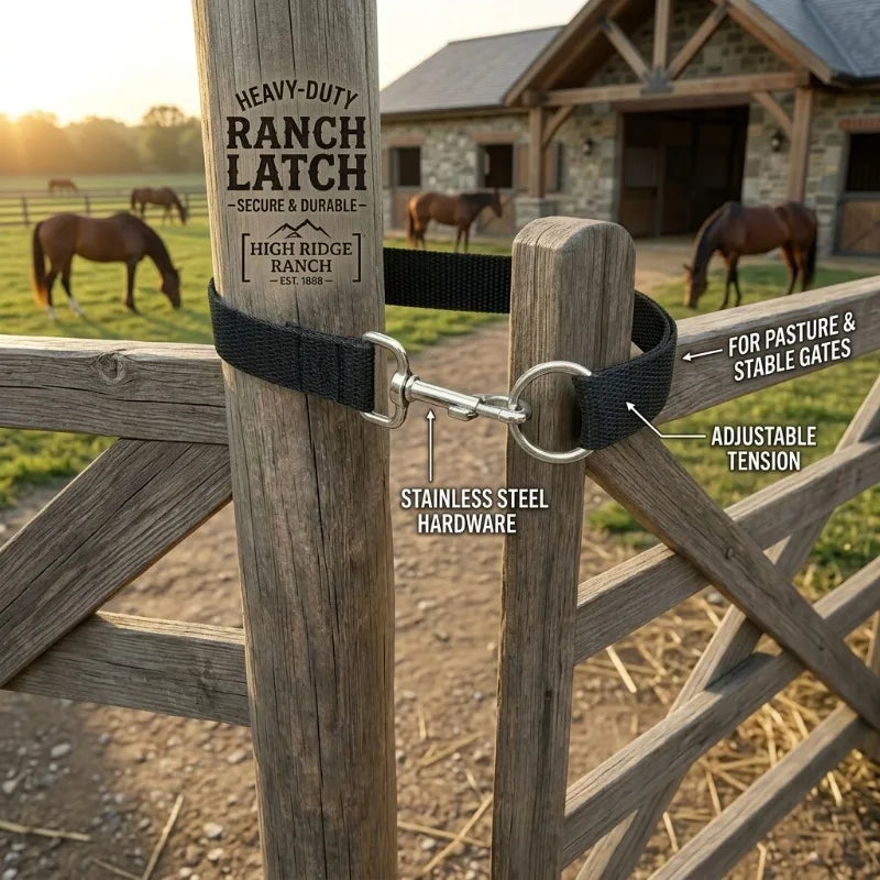Marek Door Latch Ropes Single-loop Noose Horse Fences Livestock Pen