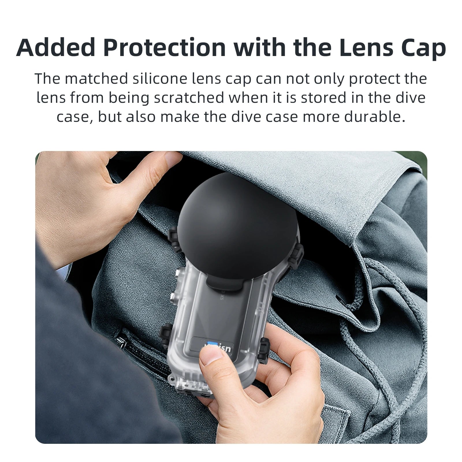 60m Deep Waterproof Sturdy Case High Quality Seals Dive Case For Insta360 X5 Quick Release Full Stealth Dive Case Accessories Peaceful Pleasures Health and Wellness