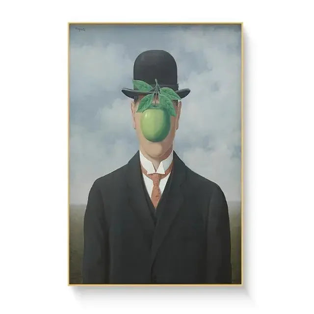 Modern Surrealist Canvas Wall Art Print | Unframed Poster