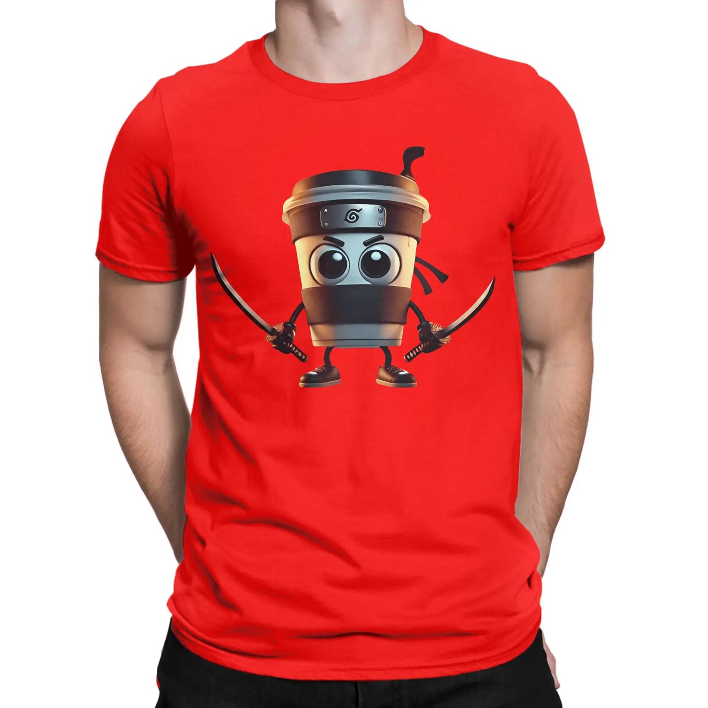 Cappuccino Assassino T Shirt Summer Italian Brainrot Meme 100 Cotton T-Shirts For Men Popular Casual Short Sleeve Y2K Funny Tee Peaceful Pleasures Health and Wellness