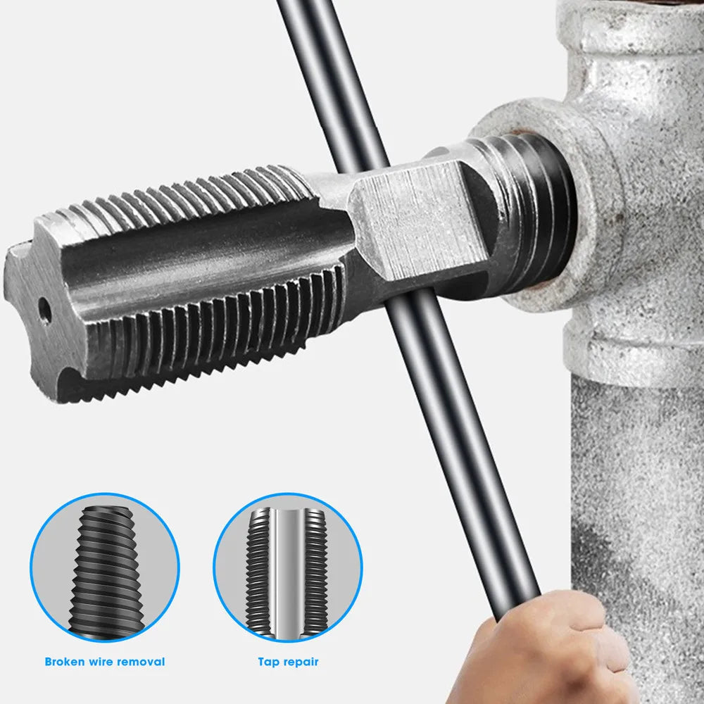 2-in-1 Screw Extractor & Thread Repair Kit | Broken Bolt Remover Peaceful Pleasures Health and Wellness