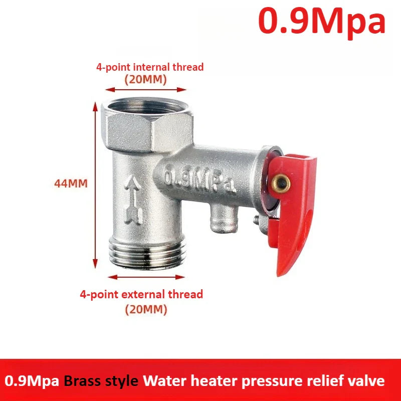 Brass Adjustable Pressure Relief Safety Valve | Water Systems