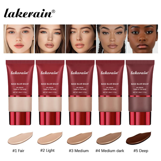 Matte Foundation Base Blur Soft Focus Matte Full Coverage Natural Fit Face Makeup Lightweight Long-Lasting Concealer BB Cream Peaceful Pleasures Health and Wellness