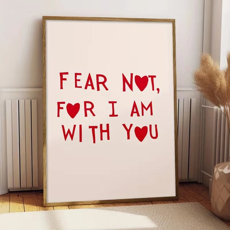 Bible Verse Canvas Wall Art Print | Inspirational Home Decor
