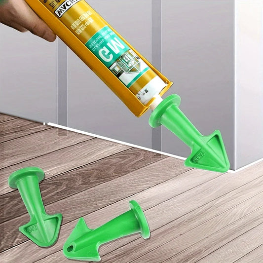 3-Piece Caulking Tool Kit – Silicone Sealant Nozzle & Scraper Caulking Tool Kit Peaceful Pleasures Health and Wellness