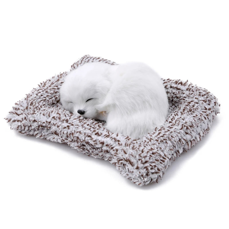 Car Stuffed Toys Lovely Simulation Animal Plush Sleeping Dogs Toy Kids For Car Decor Peaceful Pleasures Health and Wellness as picture 3