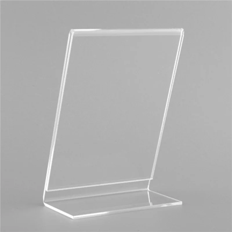 A36T-25Pcs Office Acrylic Display Leaflet Stands Counter Plastic Message Board Menu COLLEGE Holder For Business Poster Peaceful Pleasures Health and Wellness
