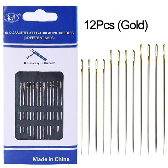 Magic Needle, Embroidery, Stainless Steel, Sewing Needle, Old Man, Crochet Needles, Diy, Household Use, Knit Set, Kit Peaceful Pleasures Health and Wellness Style B