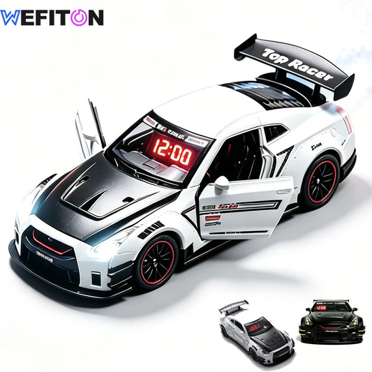 Hypercar Alarm Clock | Engine Sound, LED, Mist Spray & Remote Novelty Alarm Clock Peaceful Pleasures Health and Wellness