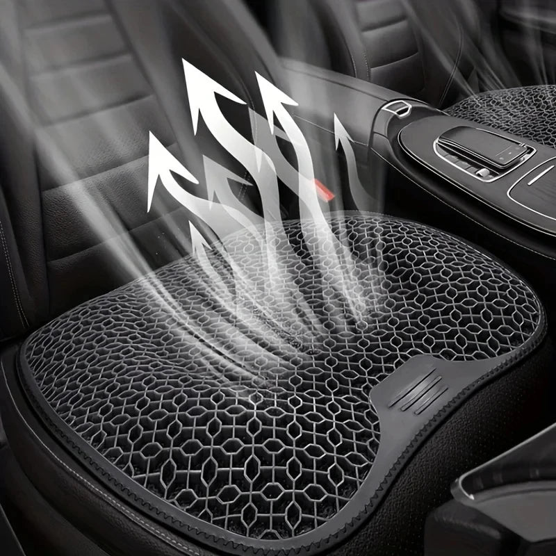 Honeycomb Gel Seat Cushion Breathable Ergonomic Chair Pad Car Office