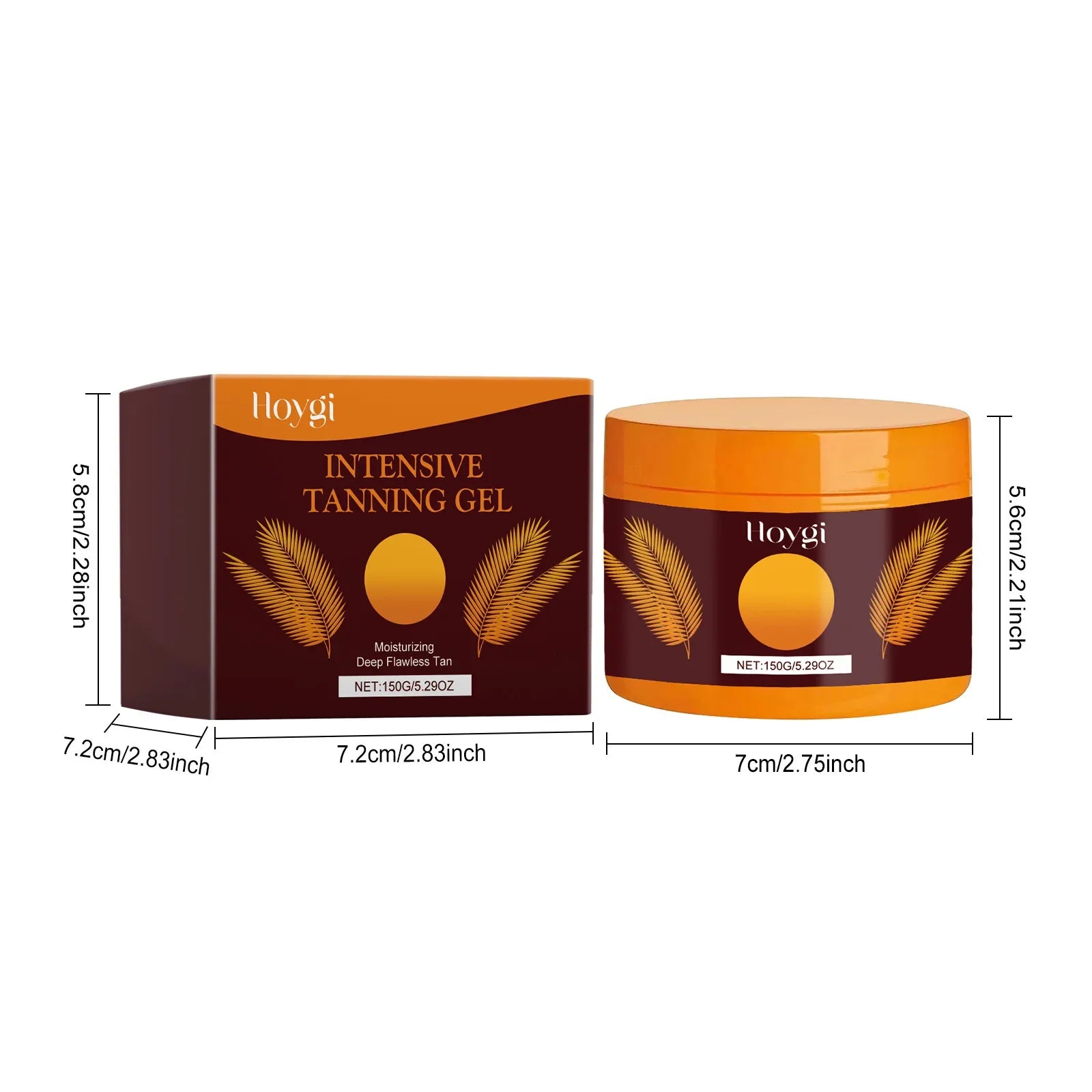 Sunless Self Tanning Gel – Natural Bronzer & Moisturizer 150g Peaceful Pleasures Health and Wellness
