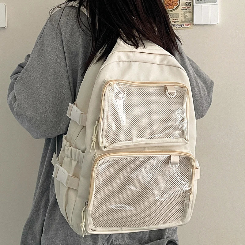 Japanese Ita Bag Transparent Backpack | Anime Pin Display