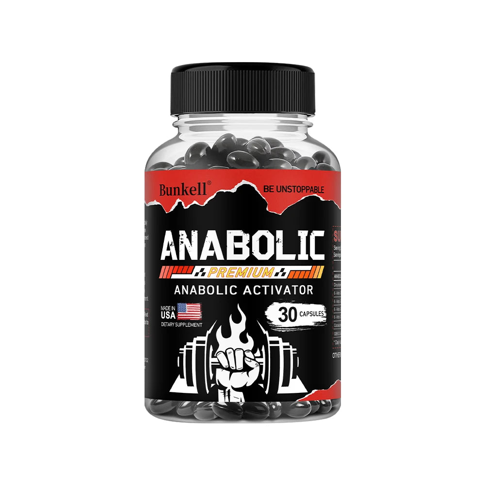 Men’s Muscle Builder Capsules - Lean Muscle Growth, Strength, Endurance & Recovery, Anabolic Activator, 30/60/120 Capsules Peaceful Pleasures Health and Wellness 30 count-1 bottle