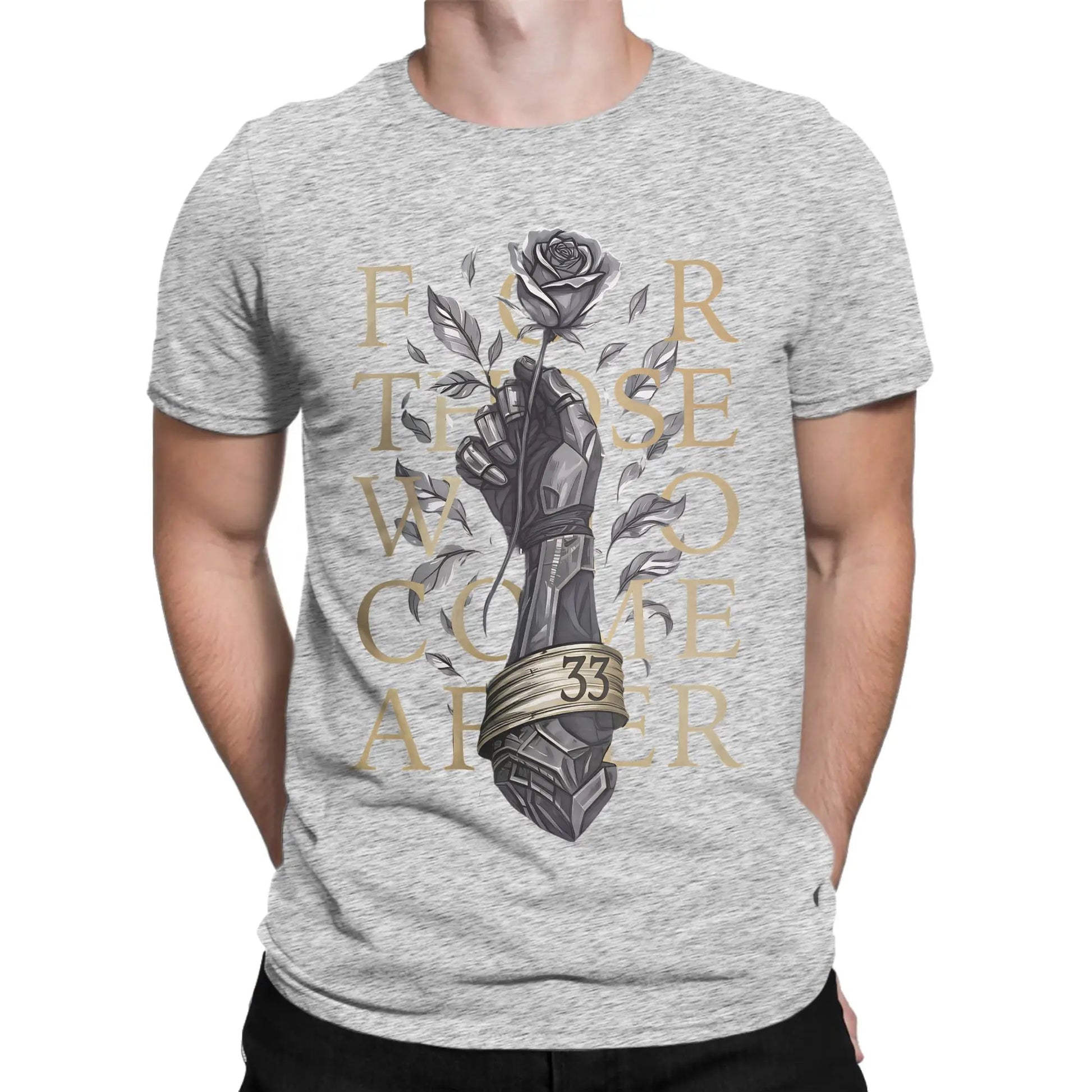 Clair Obscur Expedition 33 T Shirt Summer Novelty T-Shirts Men 100 Cotton O Neck Plus Size 5XL Short Sleeve Classic Tops Peaceful Pleasures Health and Wellness GRAY M