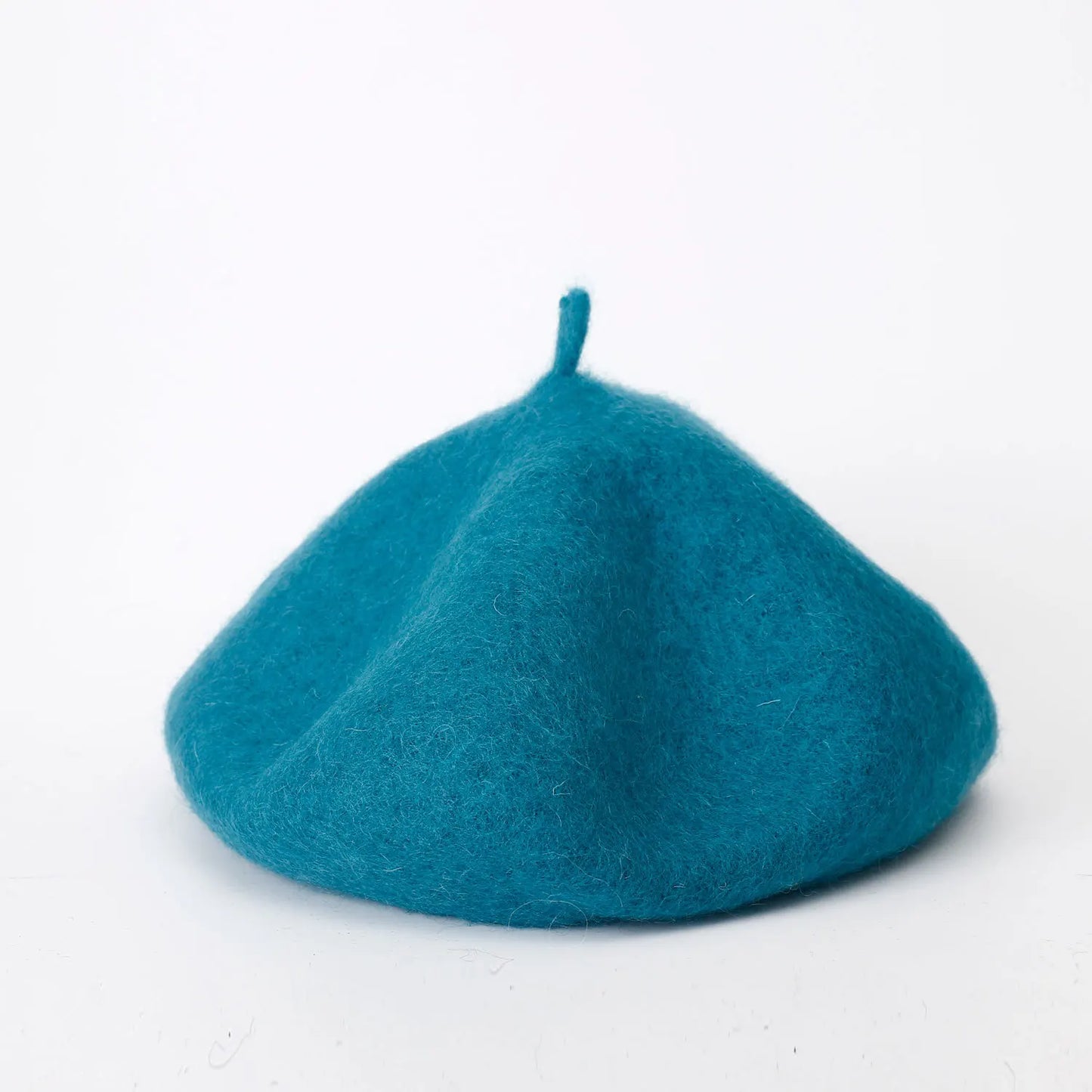 1pc Retro Knitted Beret Autumn And Winter Women's Fashion Painter Hat - Soft & Lightweight For Daily Use, Travel, Photography Peaceful Pleasures Health and Wellness Lake Blue