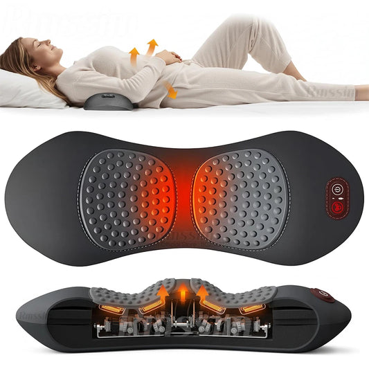 Multi-functional 3-in-1 Back Massager with Relief Bed Sleeping Shiatsu Deep Tissue Portable Shoulder Lower Back Pain Relief Peaceful Pleasures Health and Wellness