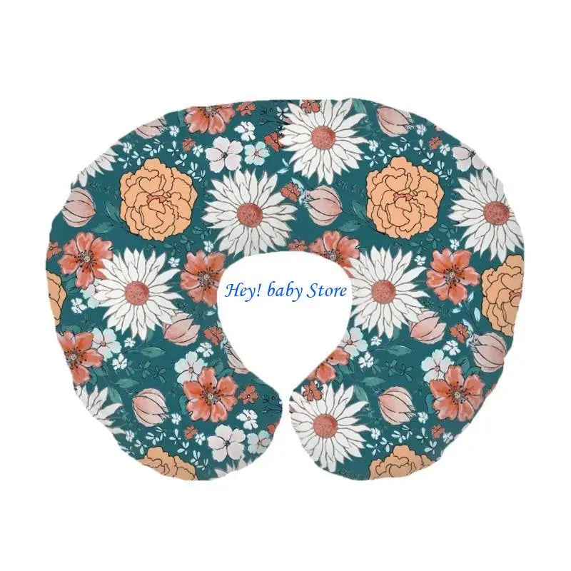 Baby Nursing Pillow Cover | Breathable Cotton, Detachable Sleeve