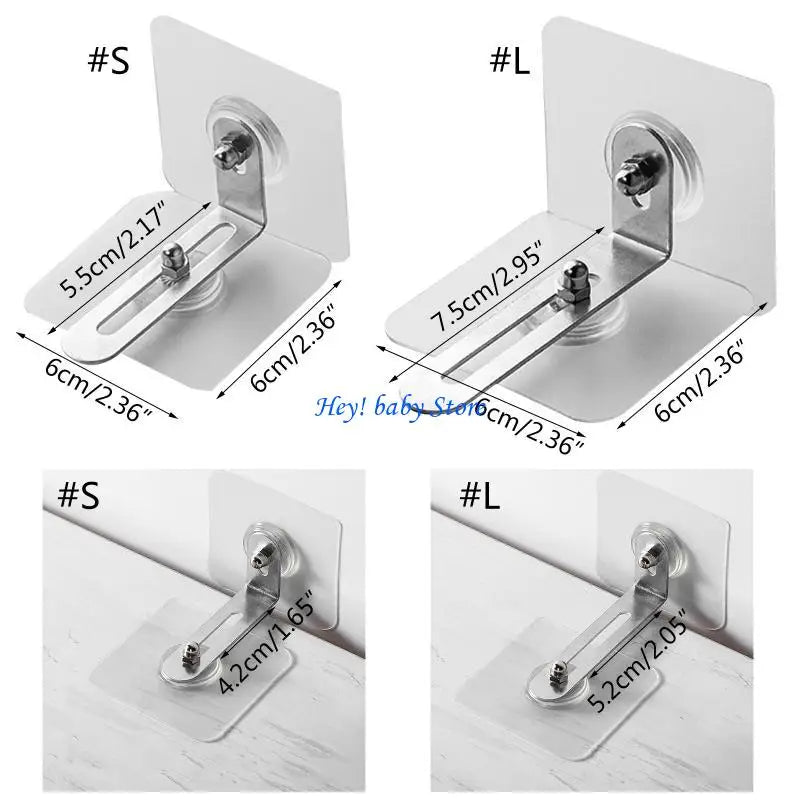 Anti-Tip Furniture Straps 4-Pack | Adjustable Safety Anchors