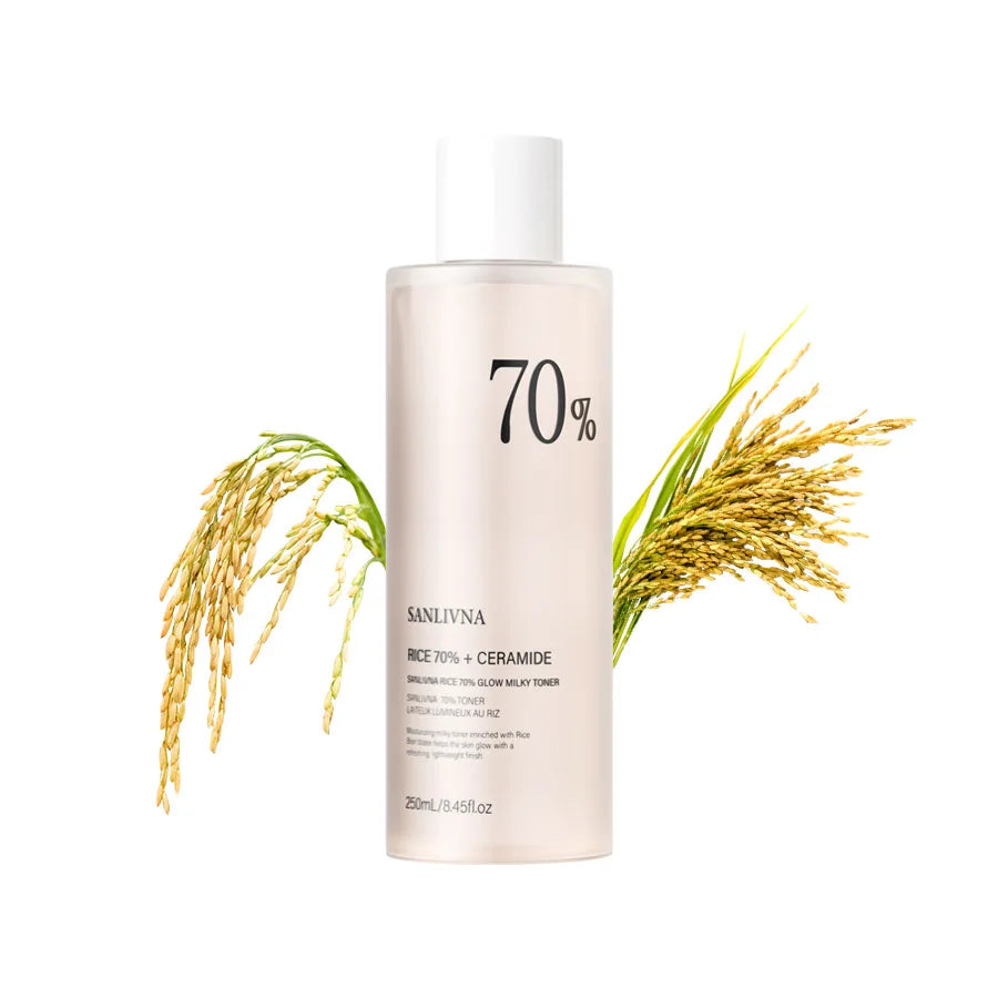 SANENDI Rice Toner Set – 70% Rice Extract & Niacinamide Serum