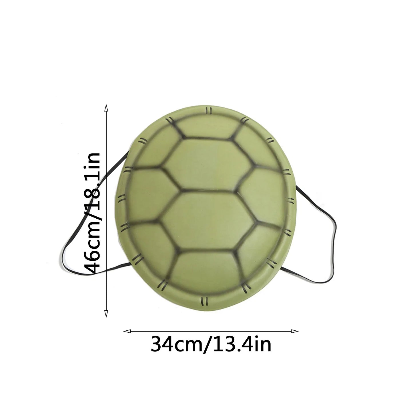 Halloween Turtle Shells Cosplay Simulation Tortoise Shells Photo Props for Role Play Party Performance Costumes Ninja Peaceful Pleasures Health and Wellness