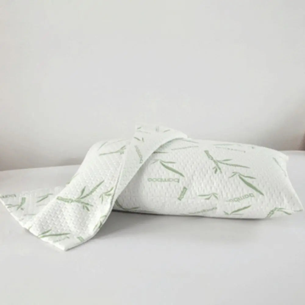2-Pack Bamboo Fiber Pillowcases – Cooling, Waterproof & Zippered