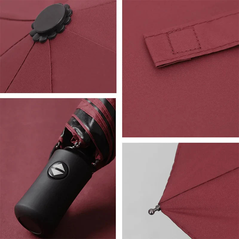 Automatic Travel Umbrella – Windproof, UV & Waterproof