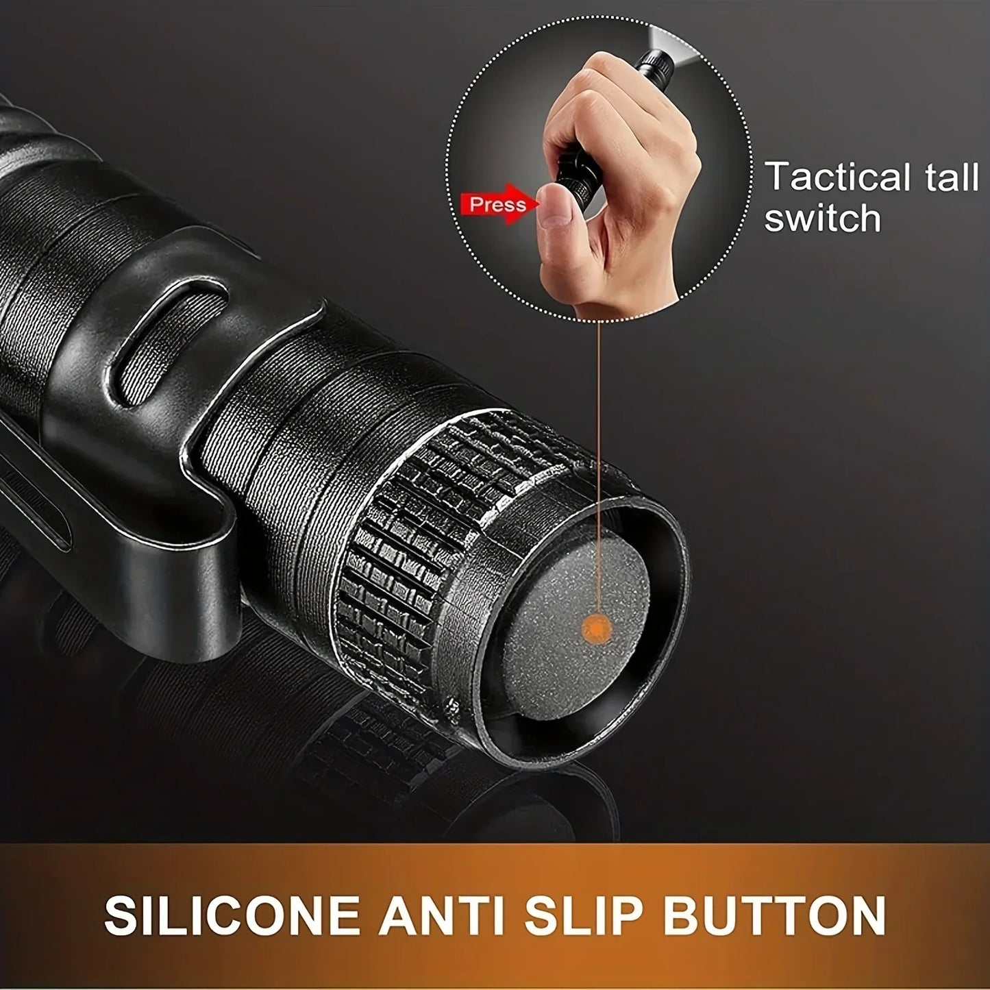 395nm UV Flashlight Ultraviolet Torch with Pen Clip | AAA