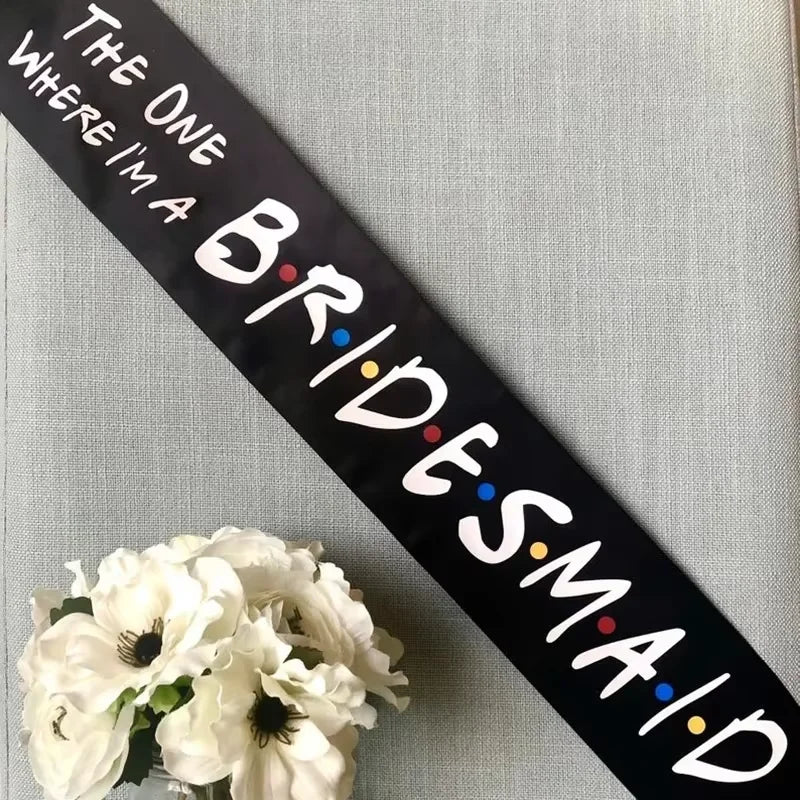 I Do Crew Bridal Sash | Bachelorette Bridesmaid Gift Bridal Party Sash Peaceful Pleasures Health and Wellness bridesmaid