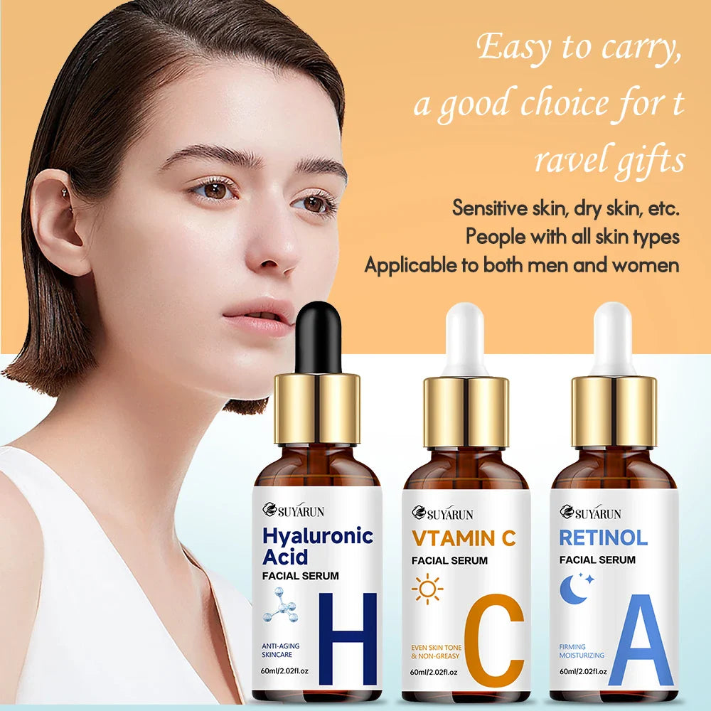 SUYARUN Vitamin C + Retinol + Hyaluronic Acid Serum Duo