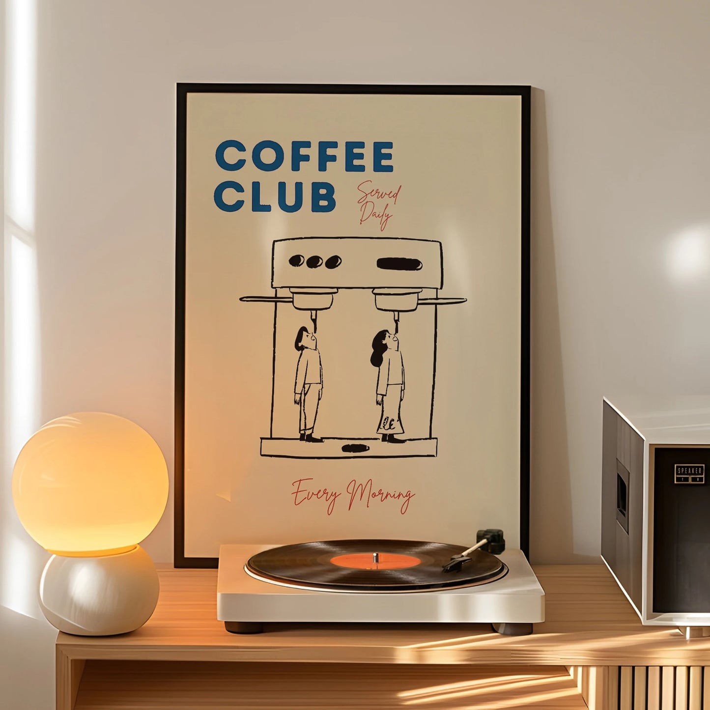 Espresso Good Morning Coffee Canvas Wall Art Print | Home Décor