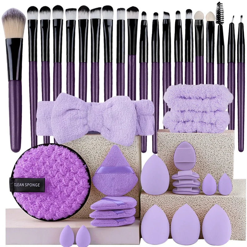 RUNTOIN 20Pcs Eye Makeup Brush Set – Eyeshadow & Smudge Kit