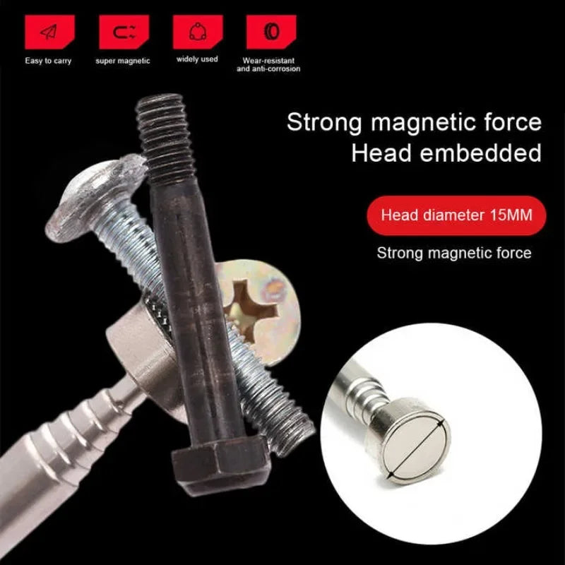 Telescopic Magnetic Pickup Tool with LED Light | 1/3/5 Pack