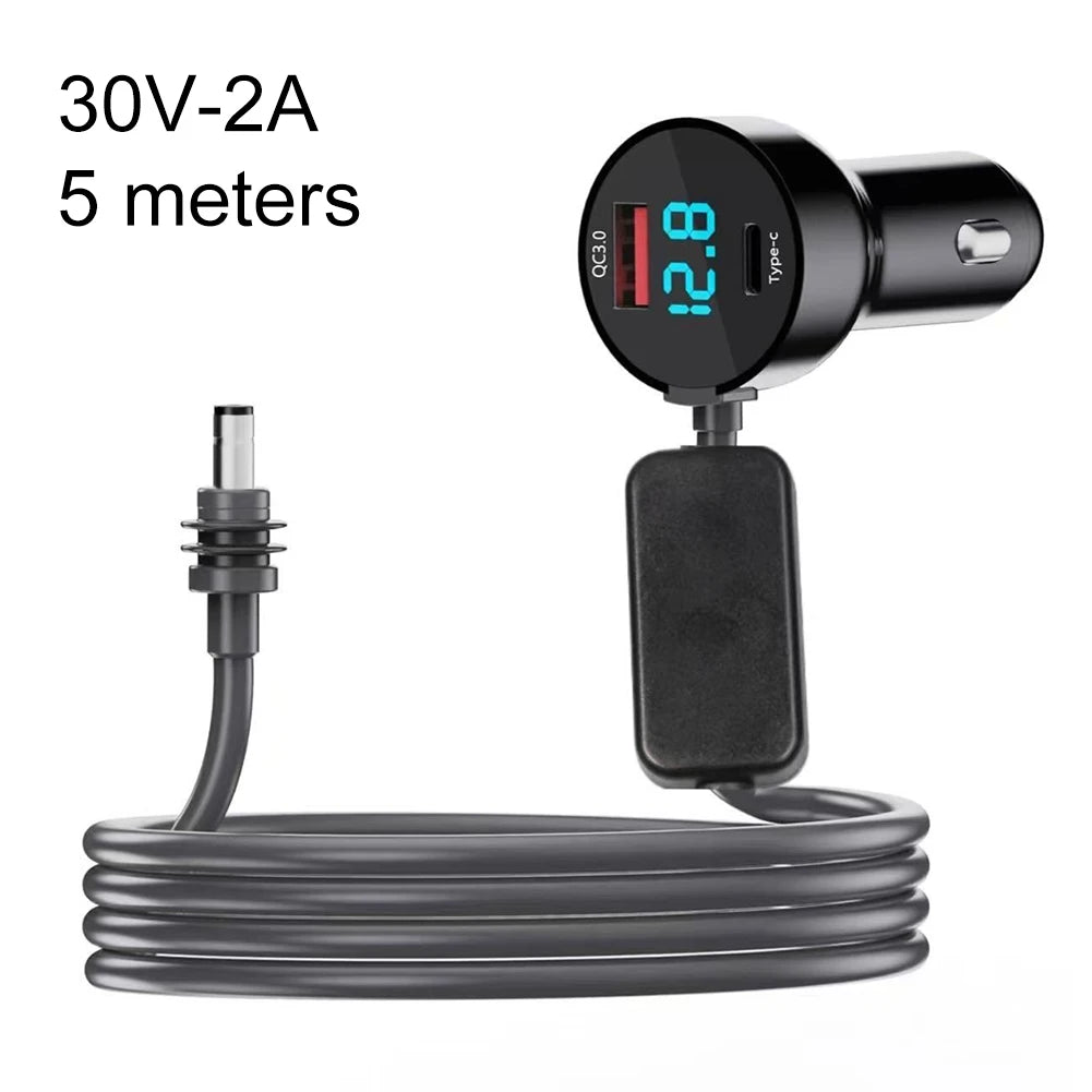 Car Mount Power Solution Starlink Mini Featuring 3-in-1 Dual USB