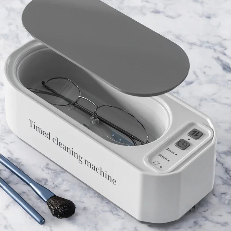 High Frequency Ultrasonic Clean Timing Ultrasonic Glasses Cleaning Ultrasound Jewelry Cleaner Machine for Jewelr and Toothbrush Peaceful Pleasures Health and Wellness