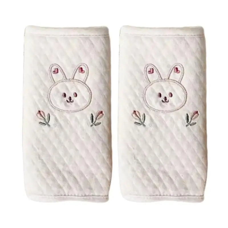 Car Seat Belt Cover Pad | Soft Cotton Animal Pattern Cushion