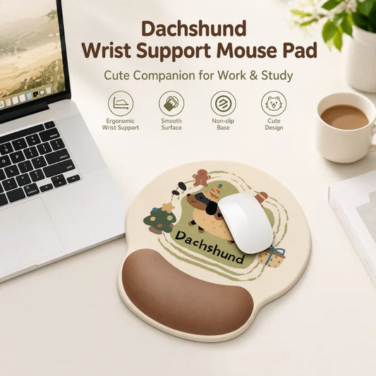 Cute cartoon animal mouse padsoft and comfortable wrist support paddurable ergonomic mouse padsuitable for home office computers Peaceful Pleasures Health and Wellness