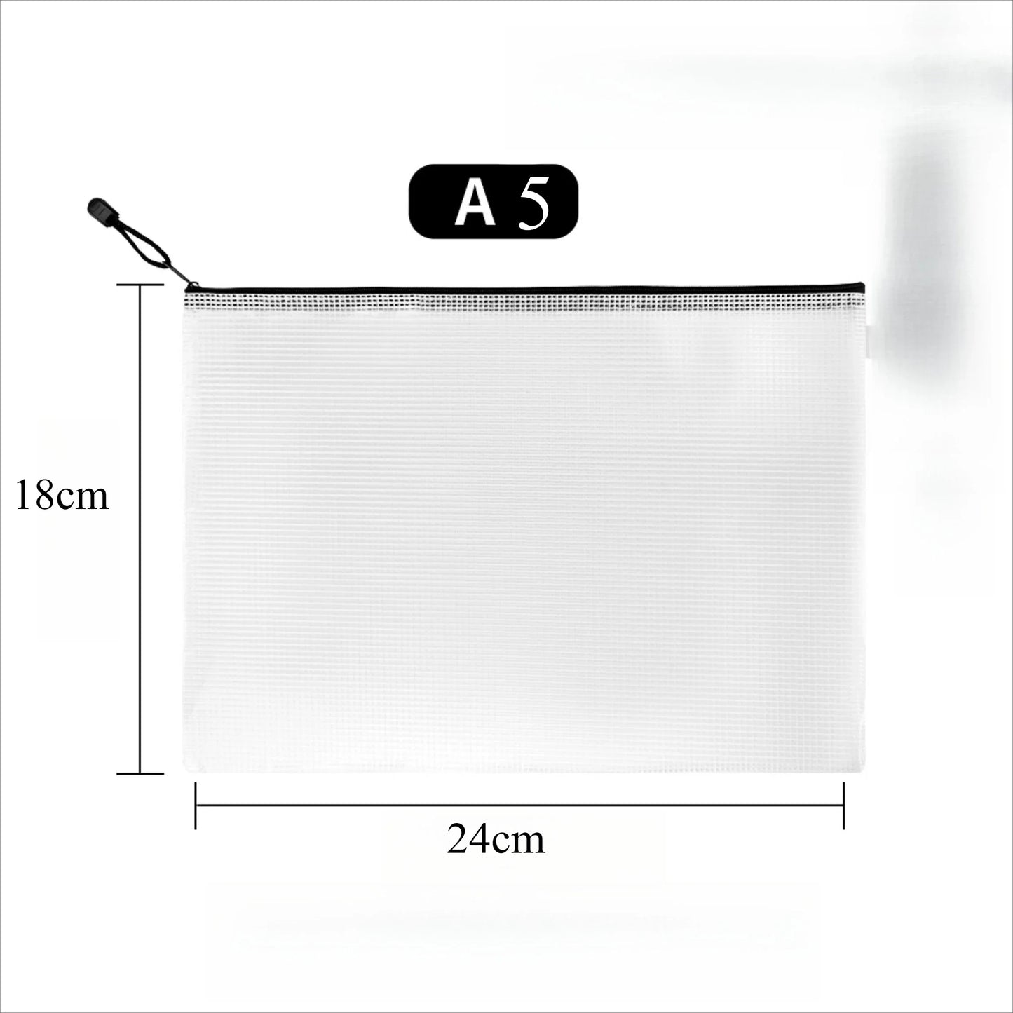 A4 Clear Zipper Pouch – Waterproof Document & Craft Organizer Document Organizer Pouch Peaceful Pleasures Health and Wellness A5 1pc