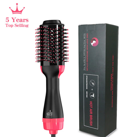 LISAPRO 3 IN 1 Hot Air Brush One-Step Hair Dryer And Volumizer Styler and Dryer Blow Dryer Brush Professional 1000W Hair Dryers Peaceful Pleasures Health and Wellness