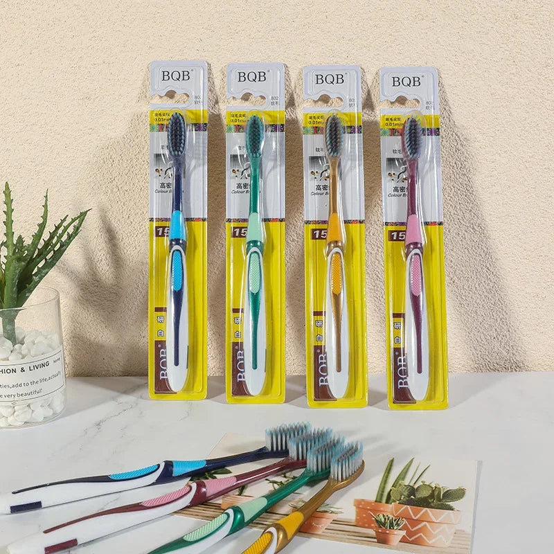 High-end toothbrush soft hair family pack combination pack ultra-fine soft bamboo charcoal nano couple men and women special Peaceful Pleasures Health and Wellness