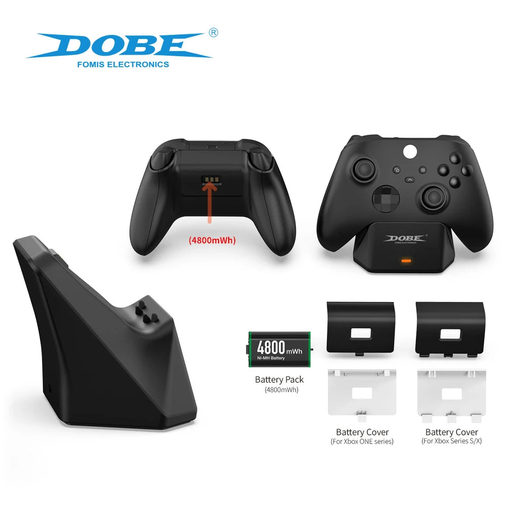 Control Rechargeable Battery for Xbox One S/X and Series S/X Controller Gamepad Charger Charging Pack Charge Kit Station Peaceful Pleasures Health and Wellness