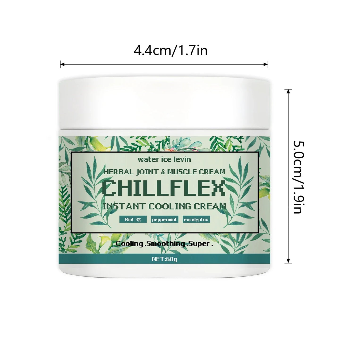 Water Ice Levin Cooling Cream – Mint & Eucalyptus Muscle Relief
