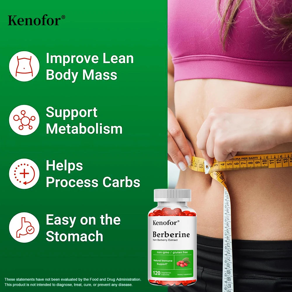 Premium Berberine Supplement Capsules - Supports Immune System Healthy Food Antioxidant,NON-GMO Peaceful Pleasures Health and Wellness