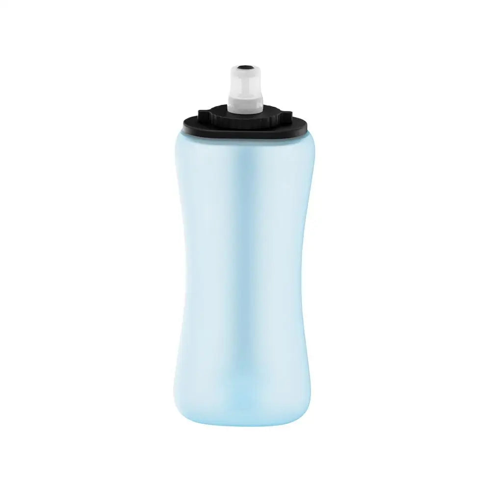Foldable Wrist Water Bottle 12oz BPA-Free Silicone Hands-Free