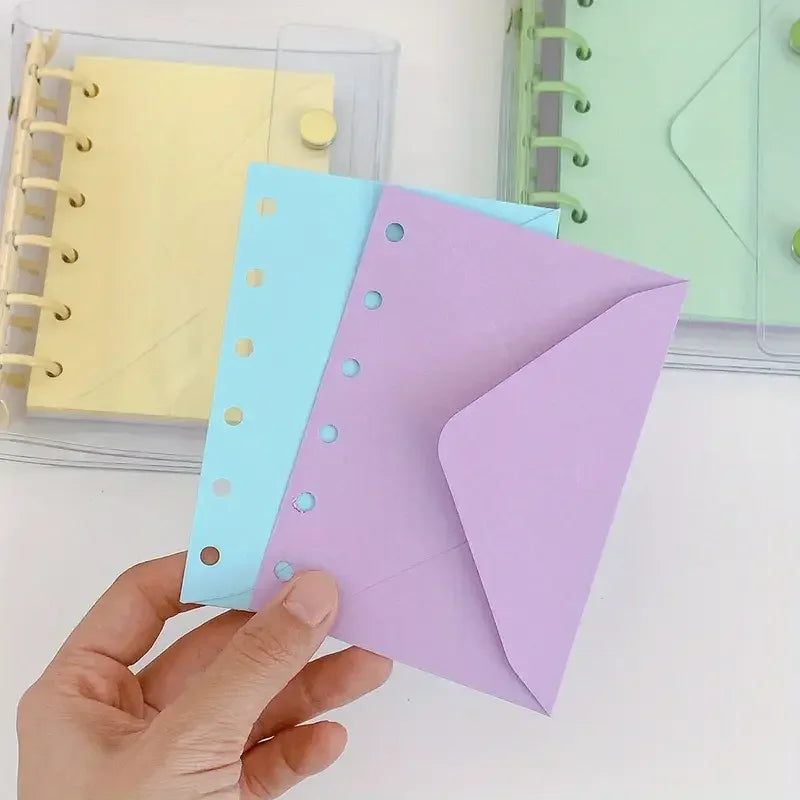 Bview Art A7 Binder Pocket Multipack 6-Pole Budget Envelope Wallet